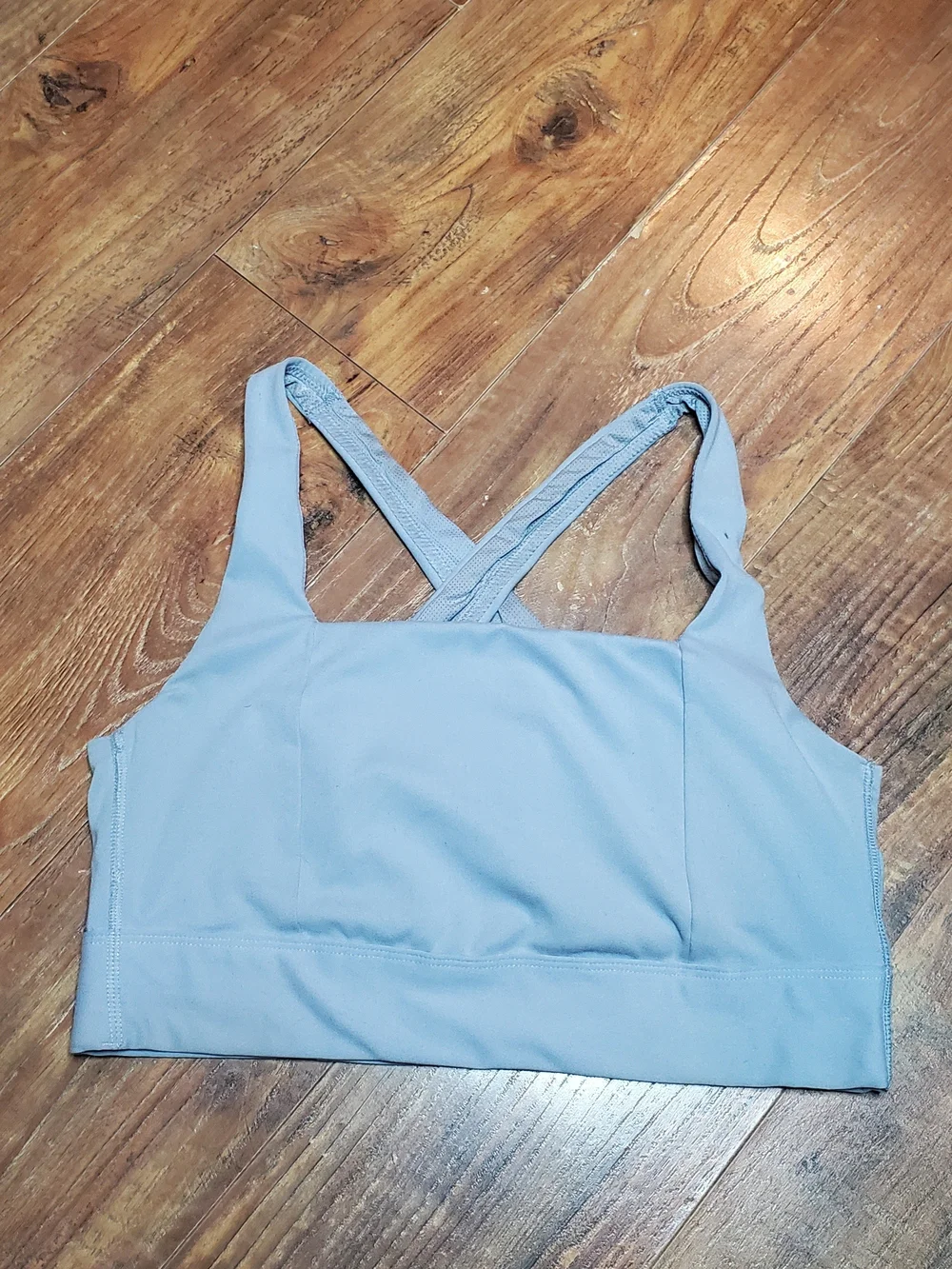 all in motion Light Blue Crisscross Back Sports Bra